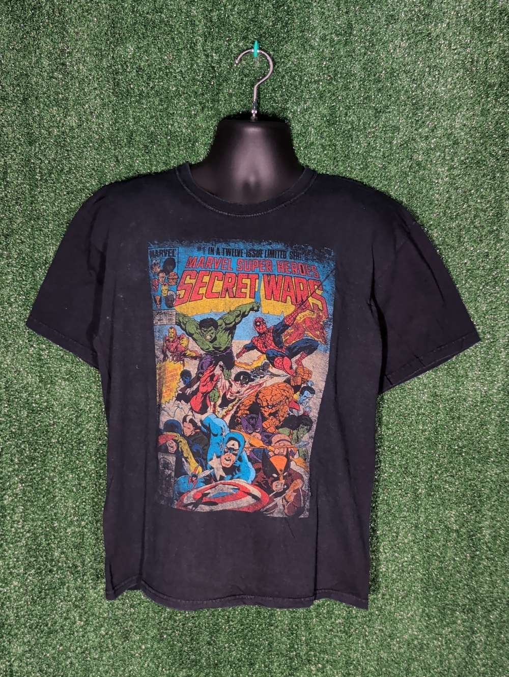 Vintage Marvel Shirt Mad Engine Secret Wars Super Heroes Comics Size L
